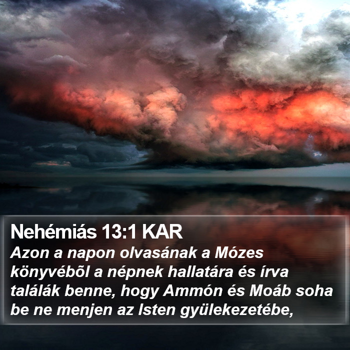 Nehémiás 13:1 KAR Bible Study