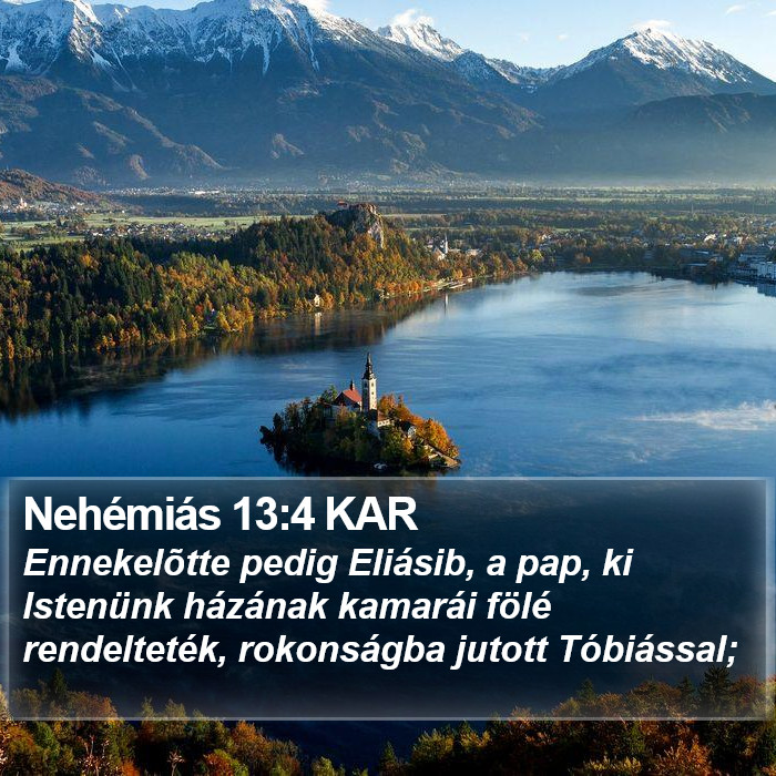 Nehémiás 13:4 KAR Bible Study