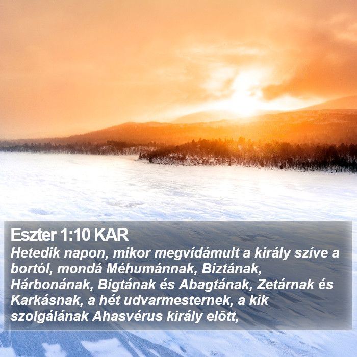 Eszter 1:10 KAR Bible Study