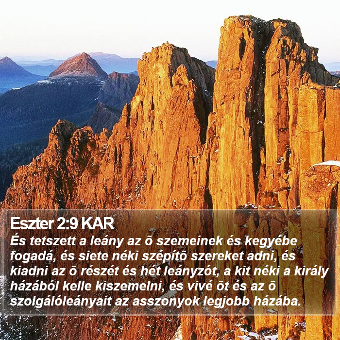 Eszter 2:9 KAR Bible Study