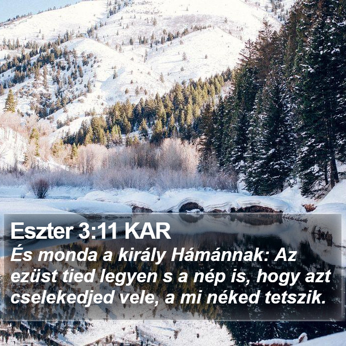 Eszter 3:11 KAR Bible Study