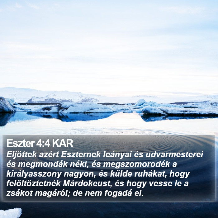 Eszter 4:4 KAR Bible Study