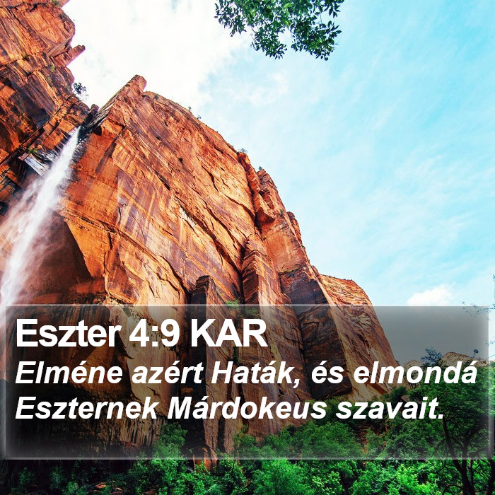 Eszter 4:9 KAR Bible Study