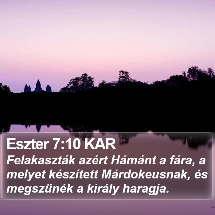 Eszter 7:10 KAR Bible Study