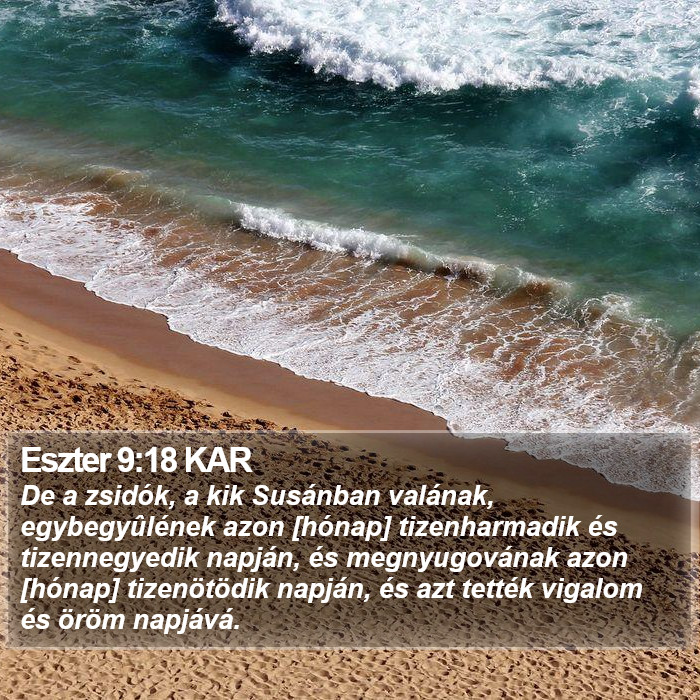 Eszter 9:18 KAR Bible Study