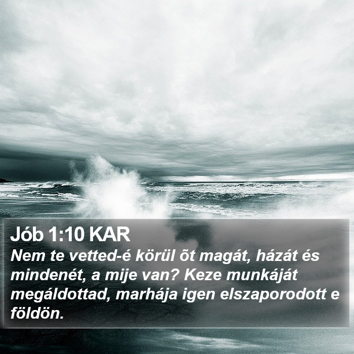 Jób 1:10 KAR Bible Study