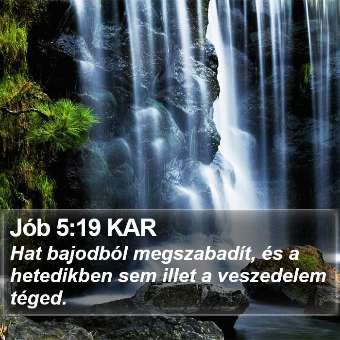 Jób 5:19 KAR Bible Study