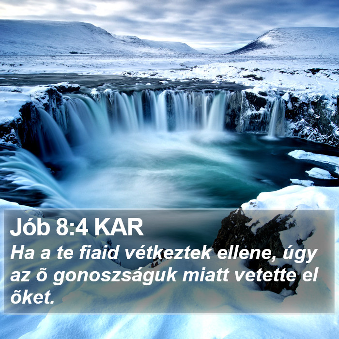 Jób 8:4 KAR Bible Study