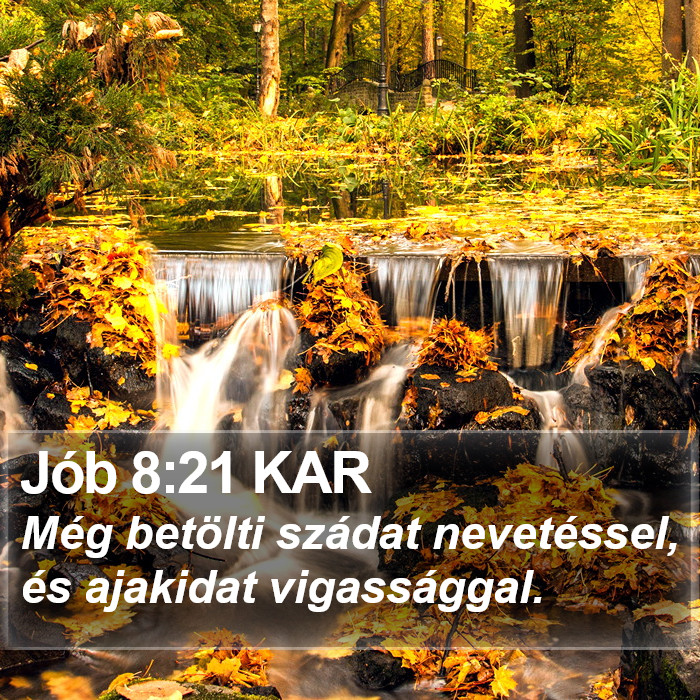 Jób 8:21 KAR Bible Study