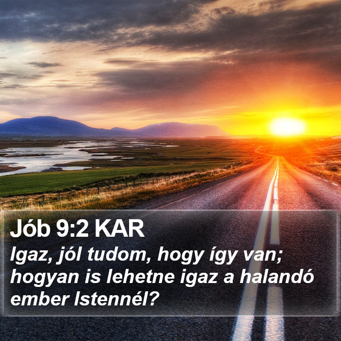 Jób 9:2 KAR Bible Study