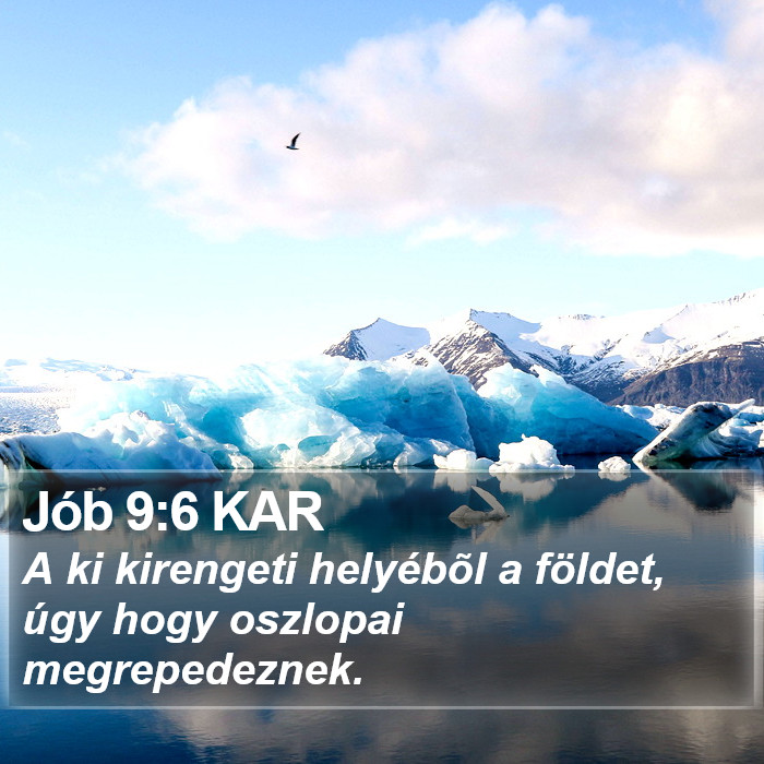 Jób 9:6 KAR Bible Study