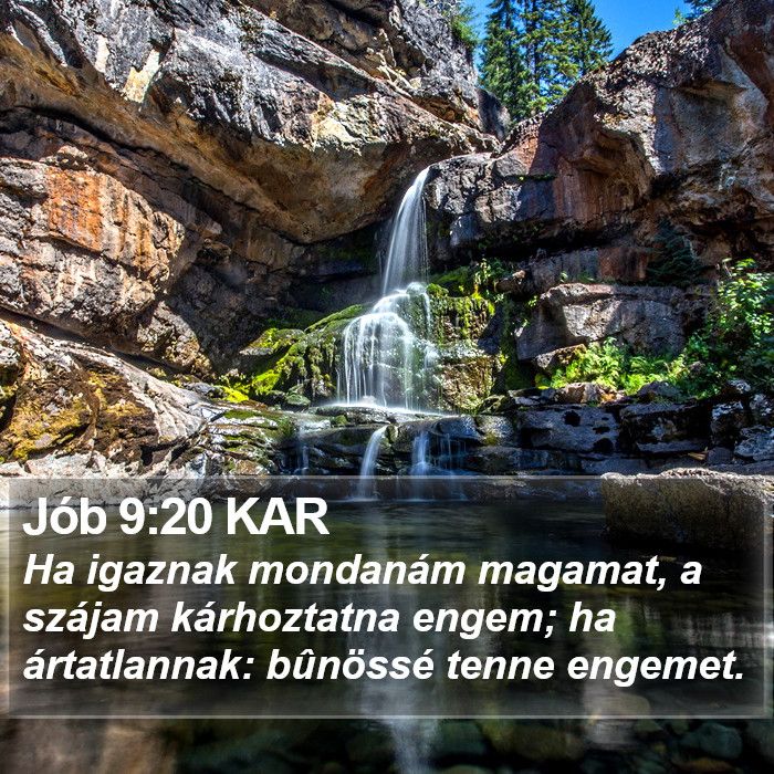 Jób 9:20 KAR Bible Study