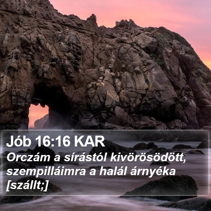 Jób 16:16 KAR Bible Study