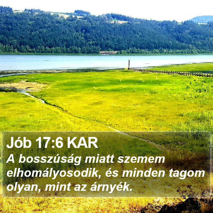Jób 17:6 KAR Bible Study