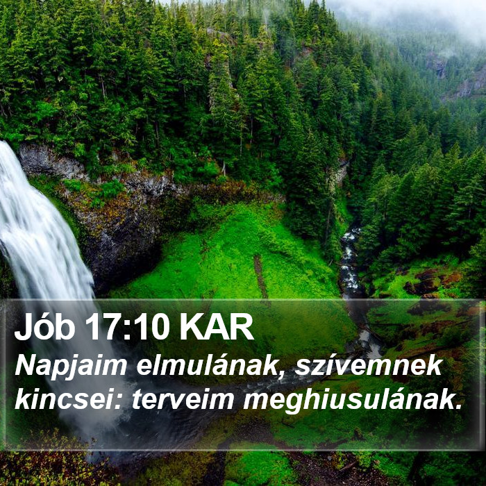 Jób 17:10 KAR Bible Study