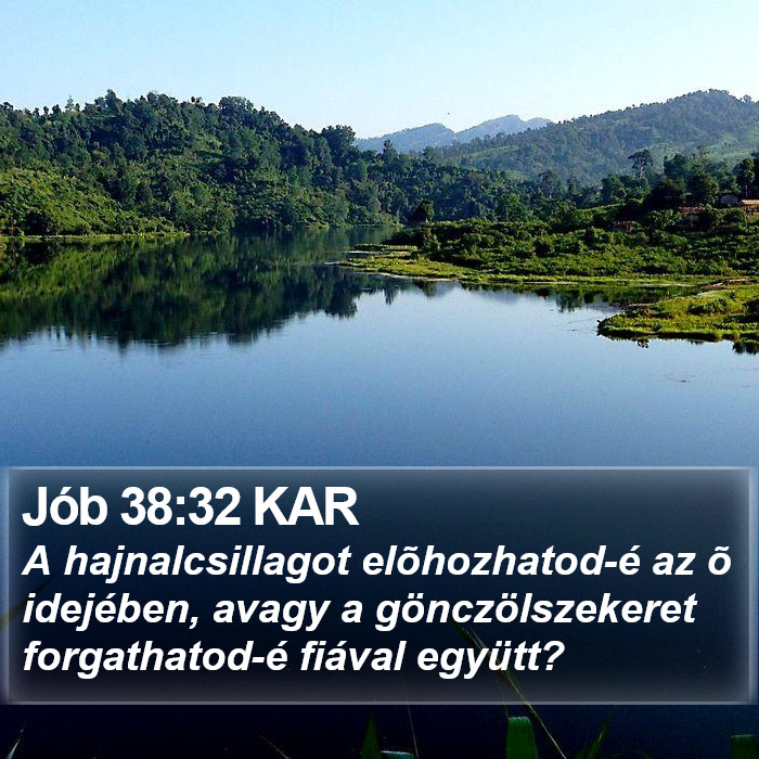 Jób 38:32 KAR Bible Study