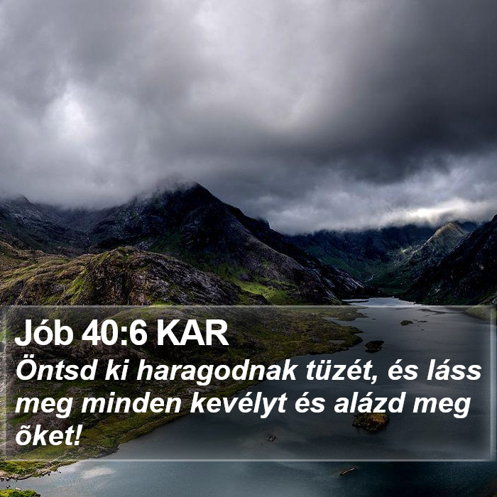 Jób 40:6 KAR Bible Study