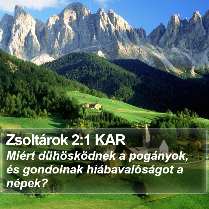 Zsoltárok 2:1 KAR Bible Study