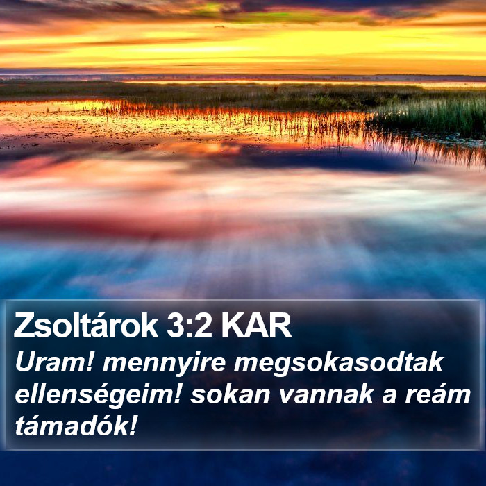 Zsoltárok 3:2 KAR Bible Study