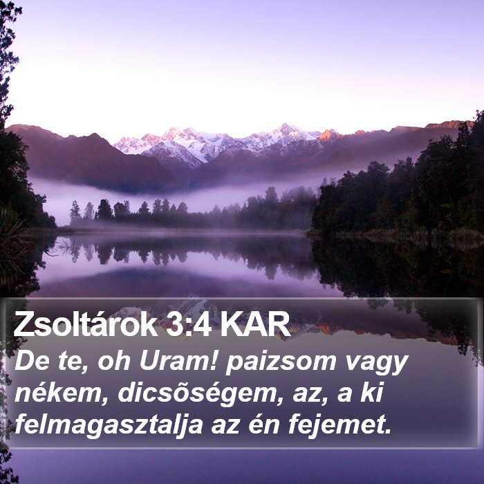 Zsoltárok 3:4 KAR Bible Study