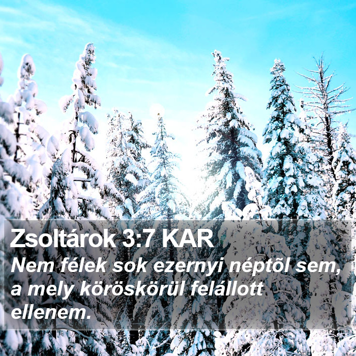 Zsoltárok 3:7 KAR Bible Study