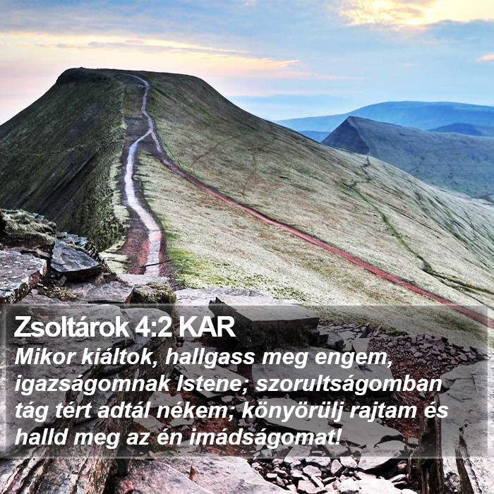 Zsoltárok 4:2 KAR Bible Study