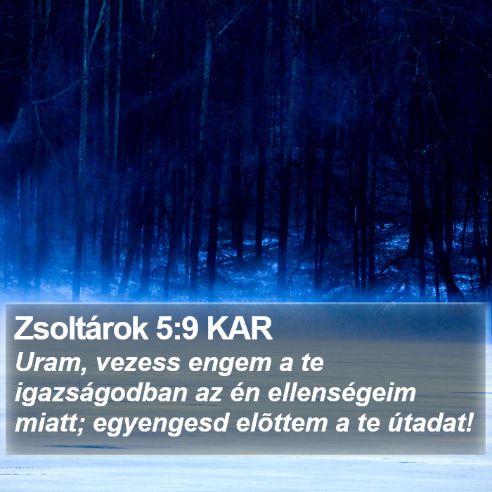 Zsoltárok 5:9 KAR Bible Study