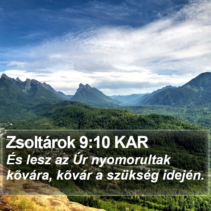 Zsoltárok 9:10 KAR Bible Study