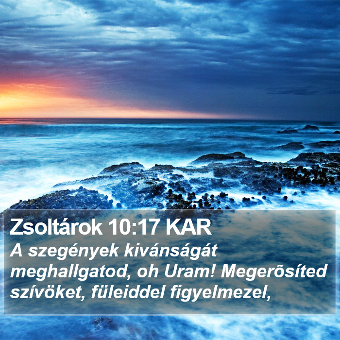 Zsoltárok 10:17 KAR Bible Study