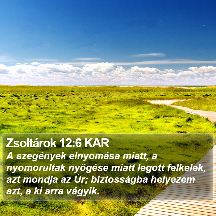 Zsoltárok 12:6 KAR Bible Study