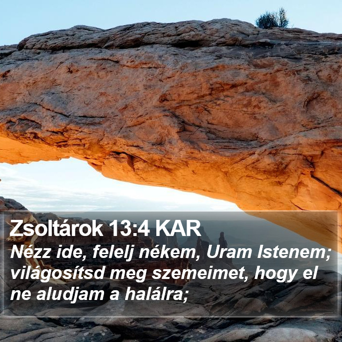 Zsoltárok 13:4 KAR Bible Study