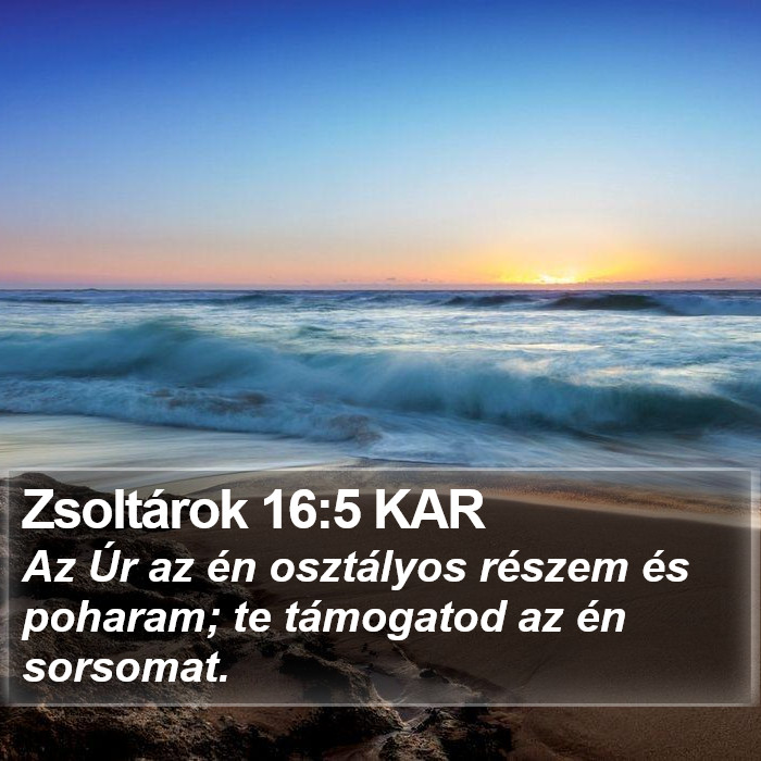 Zsoltárok 16:5 KAR Bible Study