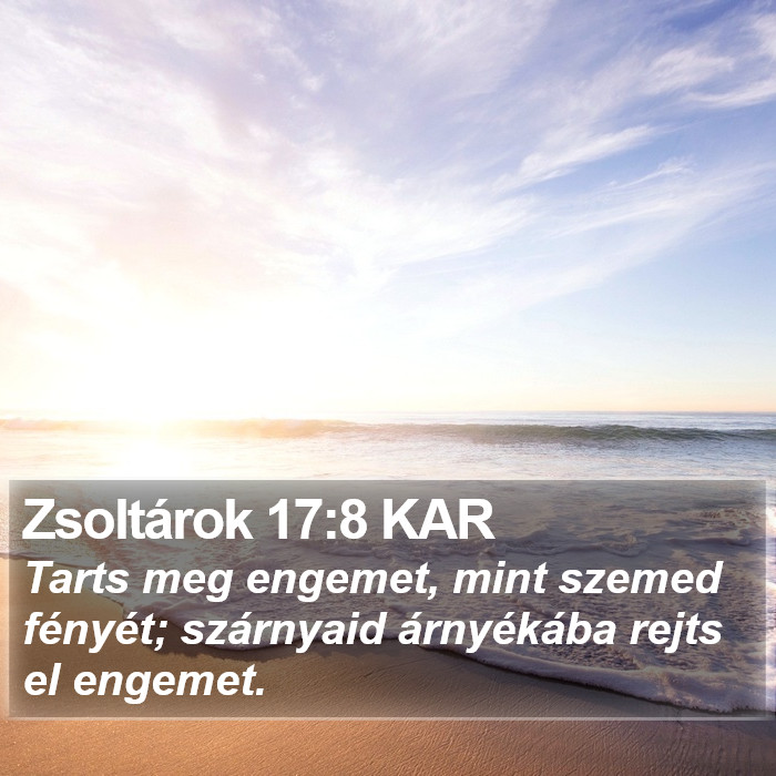 Zsoltárok 17:8 KAR Bible Study