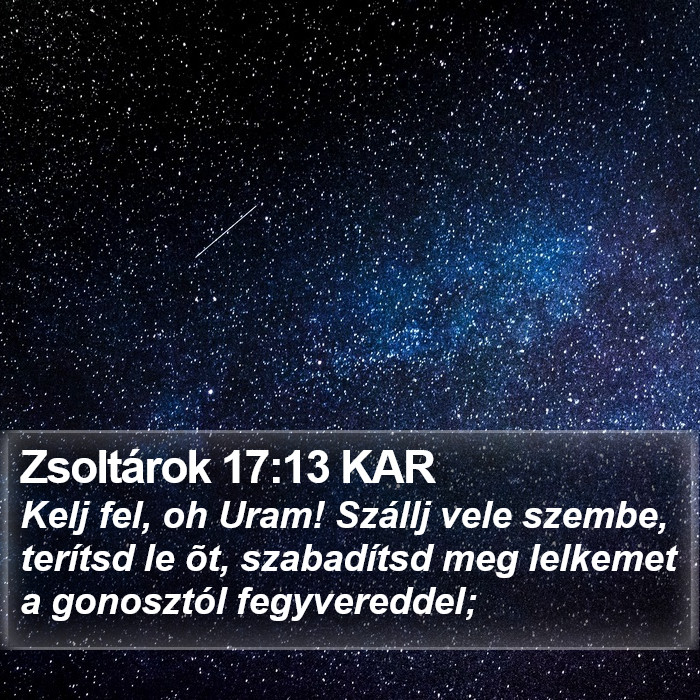 Zsoltárok 17:13 KAR Bible Study