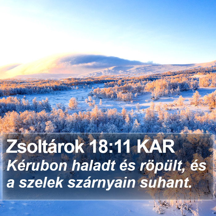 Zsoltárok 18:11 KAR Bible Study