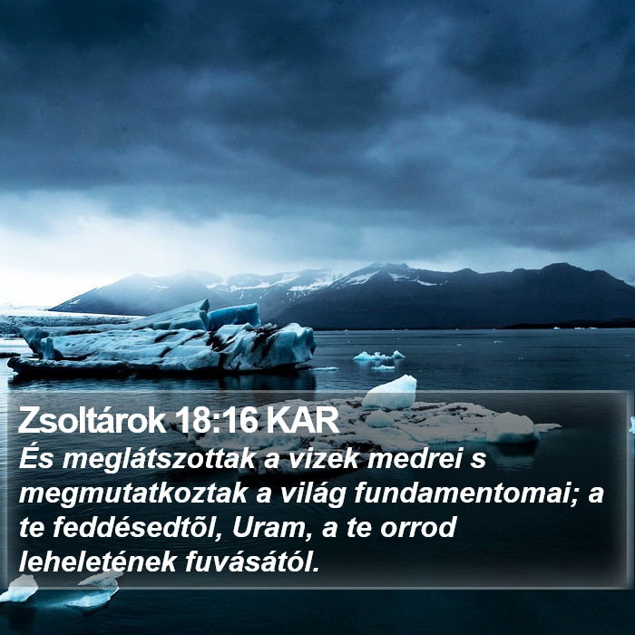 Zsoltárok 18:16 KAR Bible Study