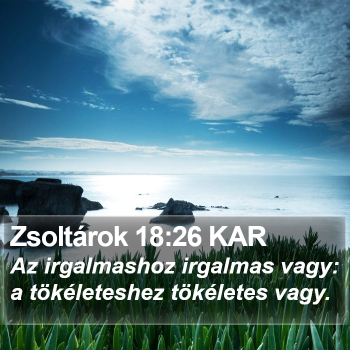 Zsoltárok 18:26 KAR Bible Study