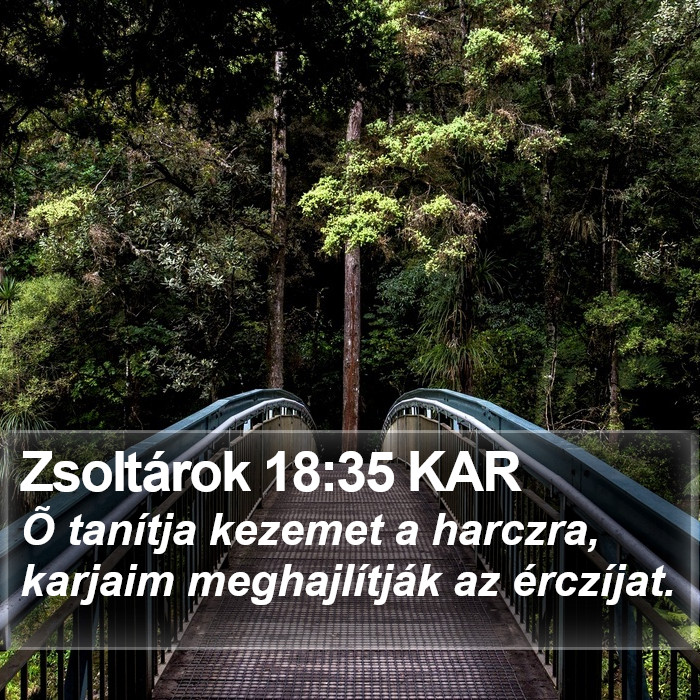 Zsoltárok 18:35 KAR Bible Study