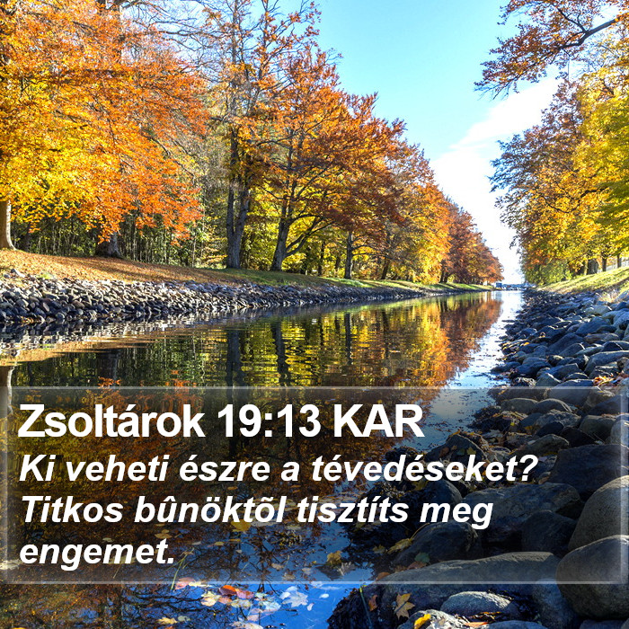 Zsoltárok 19:13 KAR Bible Study