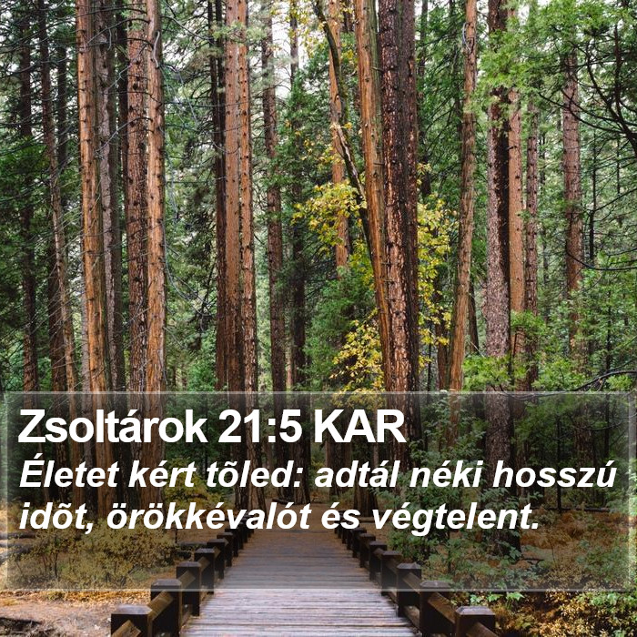 Zsoltárok 21:5 KAR Bible Study