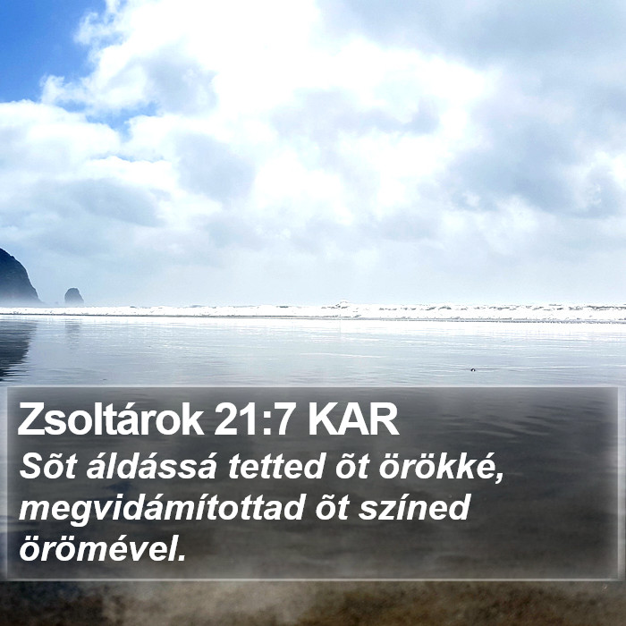 Zsoltárok 21:7 KAR Bible Study