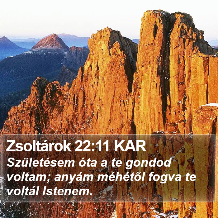 Zsoltárok 22:11 KAR Bible Study