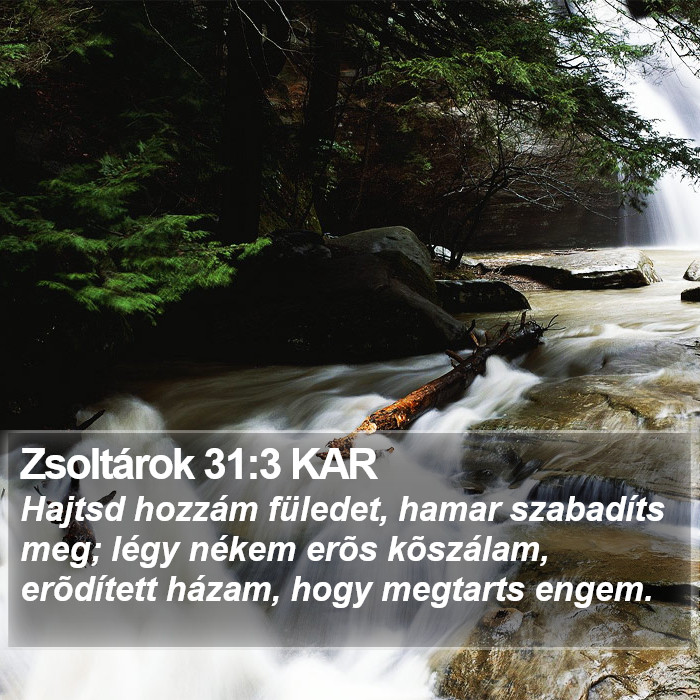 Zsoltárok 31:3 KAR Bible Study