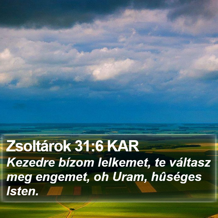 Zsoltárok 31:6 KAR Bible Study