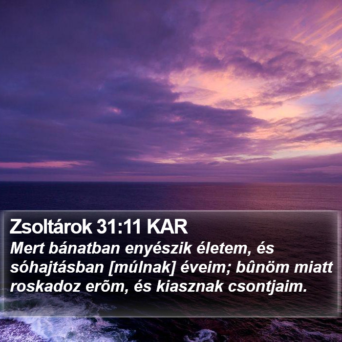 Zsoltárok 31:11 KAR Bible Study