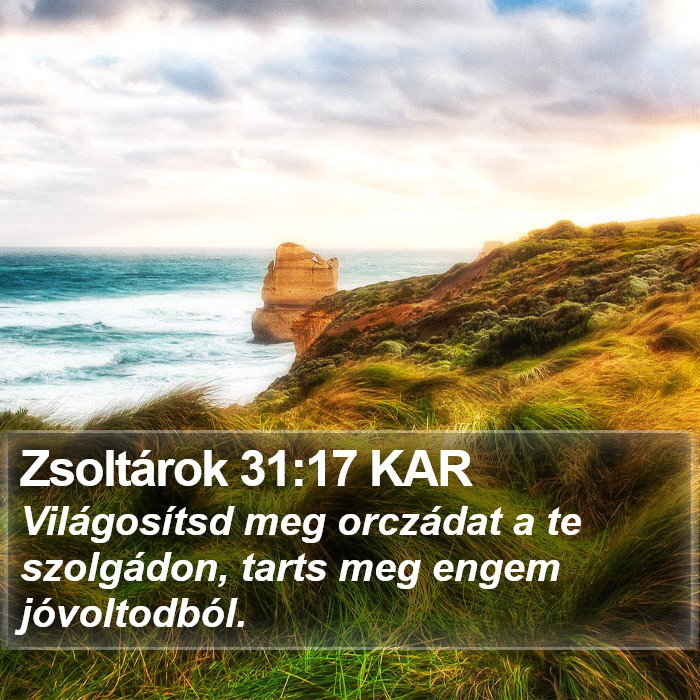 Zsoltárok 31:17 KAR Bible Study