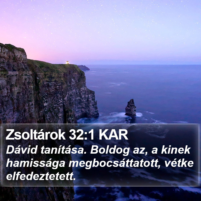 Zsoltárok 32:1 KAR Bible Study