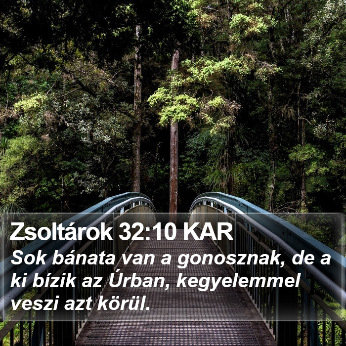 Zsoltárok 32:10 KAR Bible Study