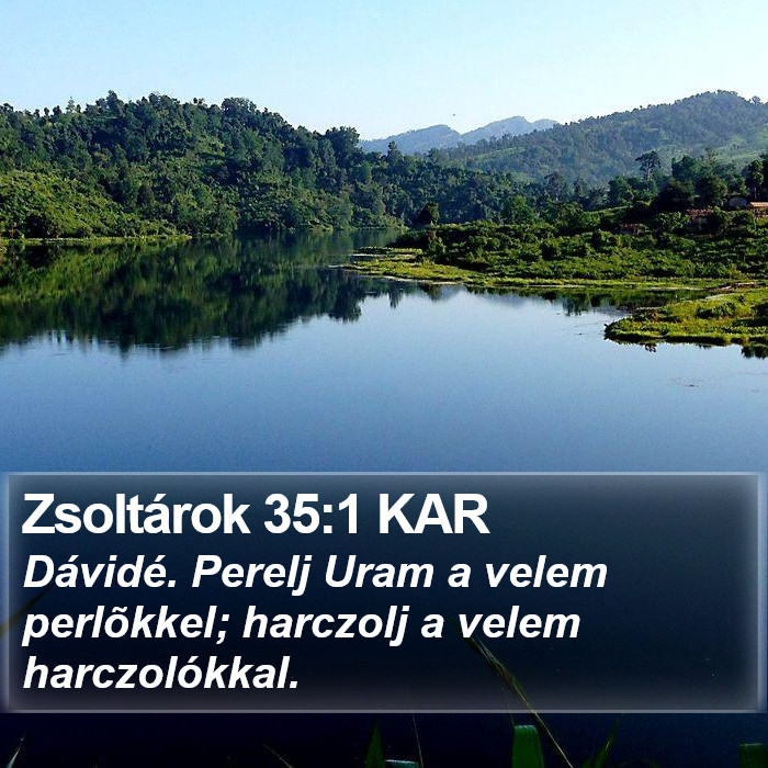 Zsoltárok 35:1 KAR Bible Study