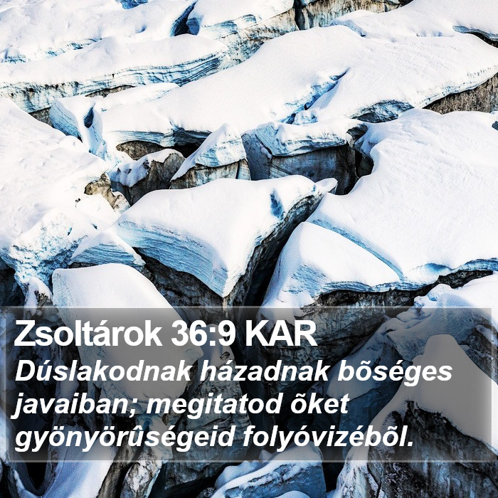 Zsoltárok 36:9 KAR Bible Study